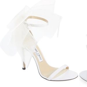 Jimmy choo Aveline wedding bow heels